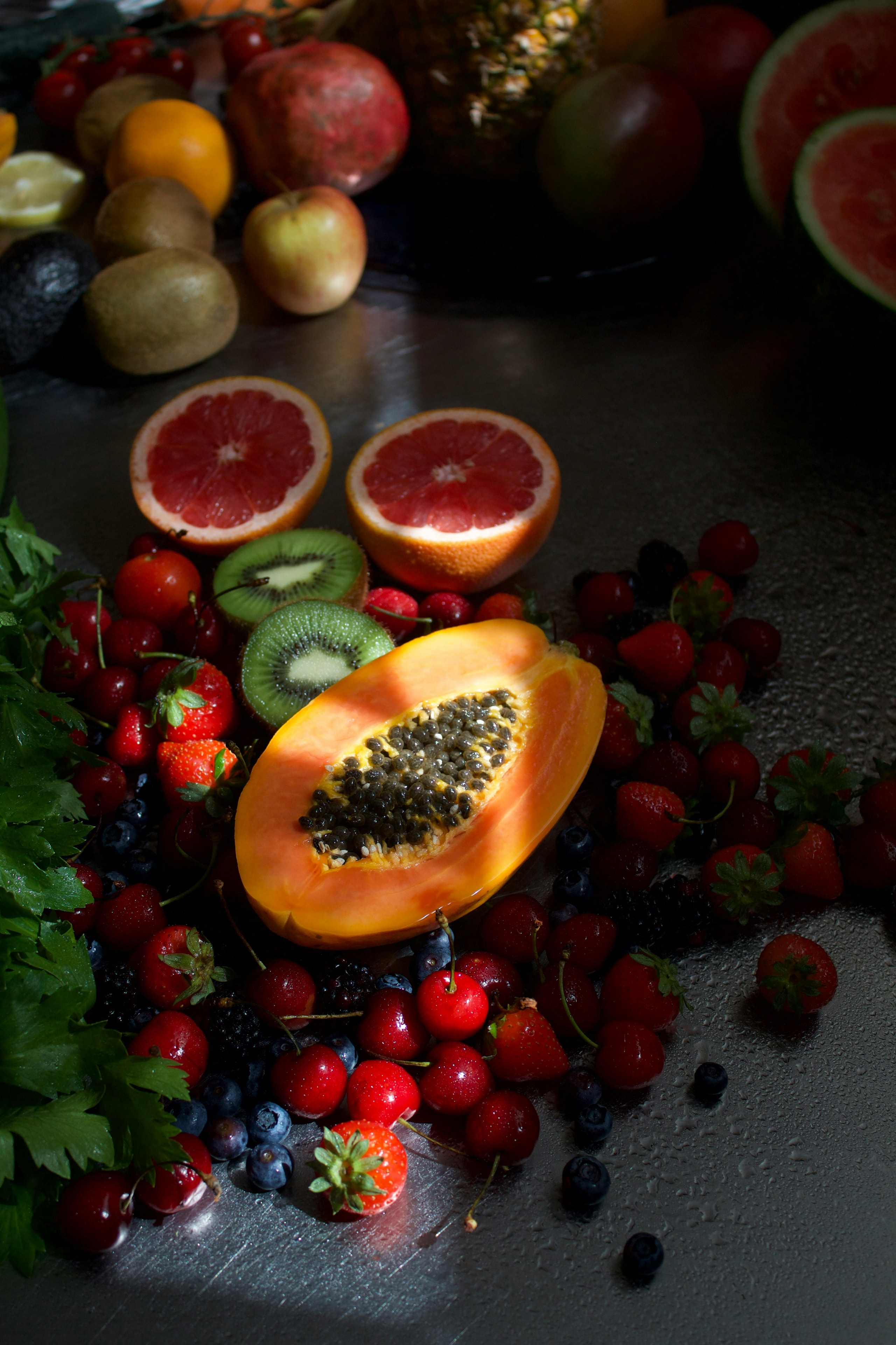 Nourishing plant-based food at the retreat